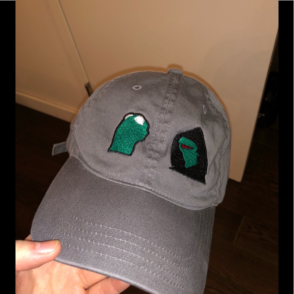 EVIL KERMIT MEME HAT ADJUSTABLE